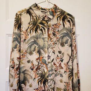 H&M Jungle Brint Blouse